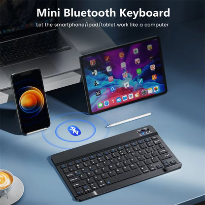 Mini Bluetooth Keyboard Wireless Keyboard 10Inch Backlit Keyboard Backlight Touchpad Keyboard for IOS Android Windows Ipad