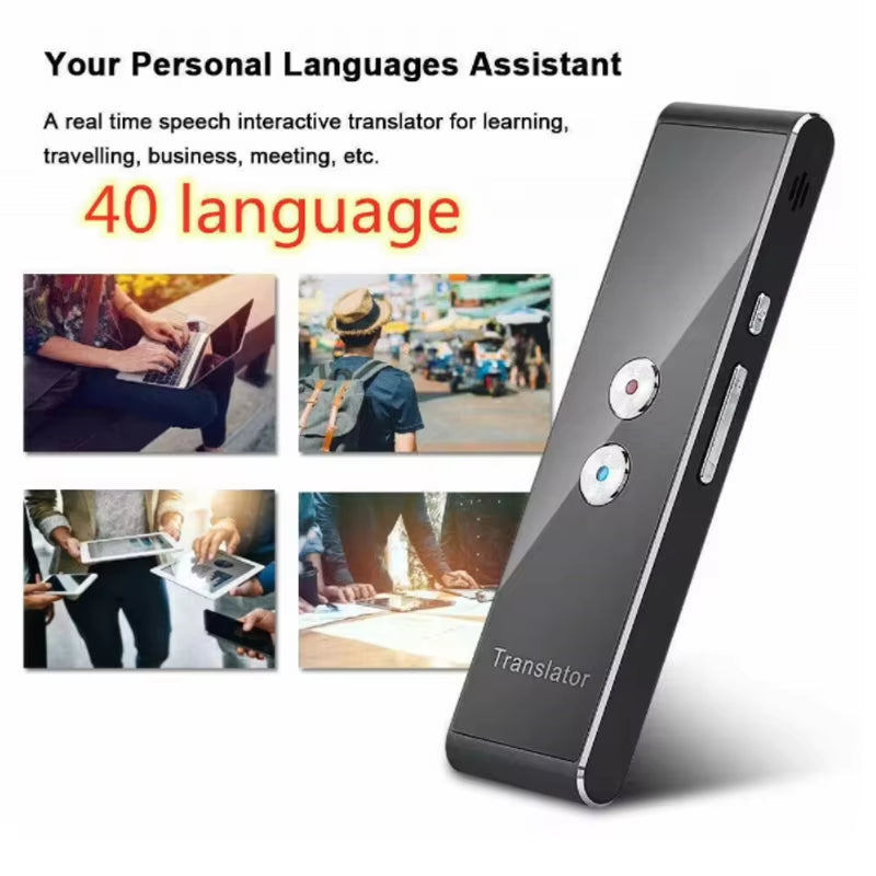 40 Languages Multi-Intelligent Instant Translation Wireless Voice Translation 2 Way Real-Time Voice Translation Business Travel