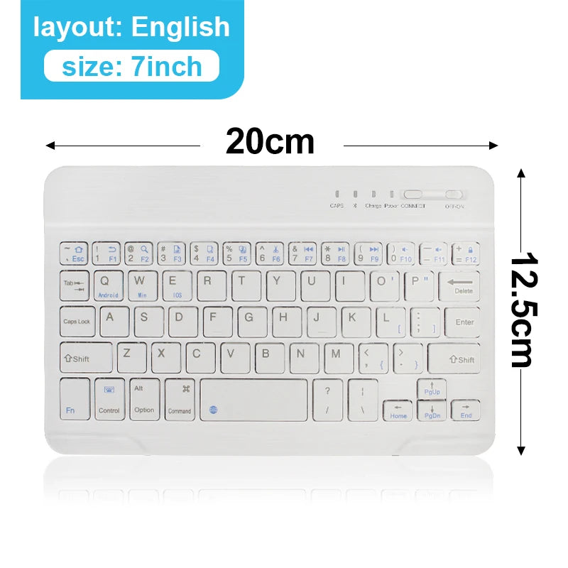 Mini Bluetooth Keyboard Wireless Keyboard 10Inch Backlit Keyboard Backlight Touchpad Keyboard for IOS Android Windows Ipad