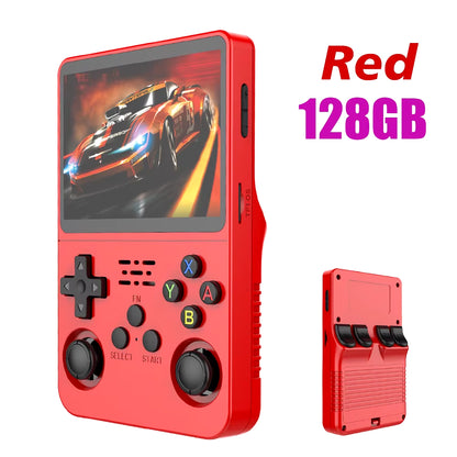 Open Source  Retro Handheld Video Game Console Linux System 3.5 Inch IPS Screen Portable Pocket Video Player 64GB 128G Games