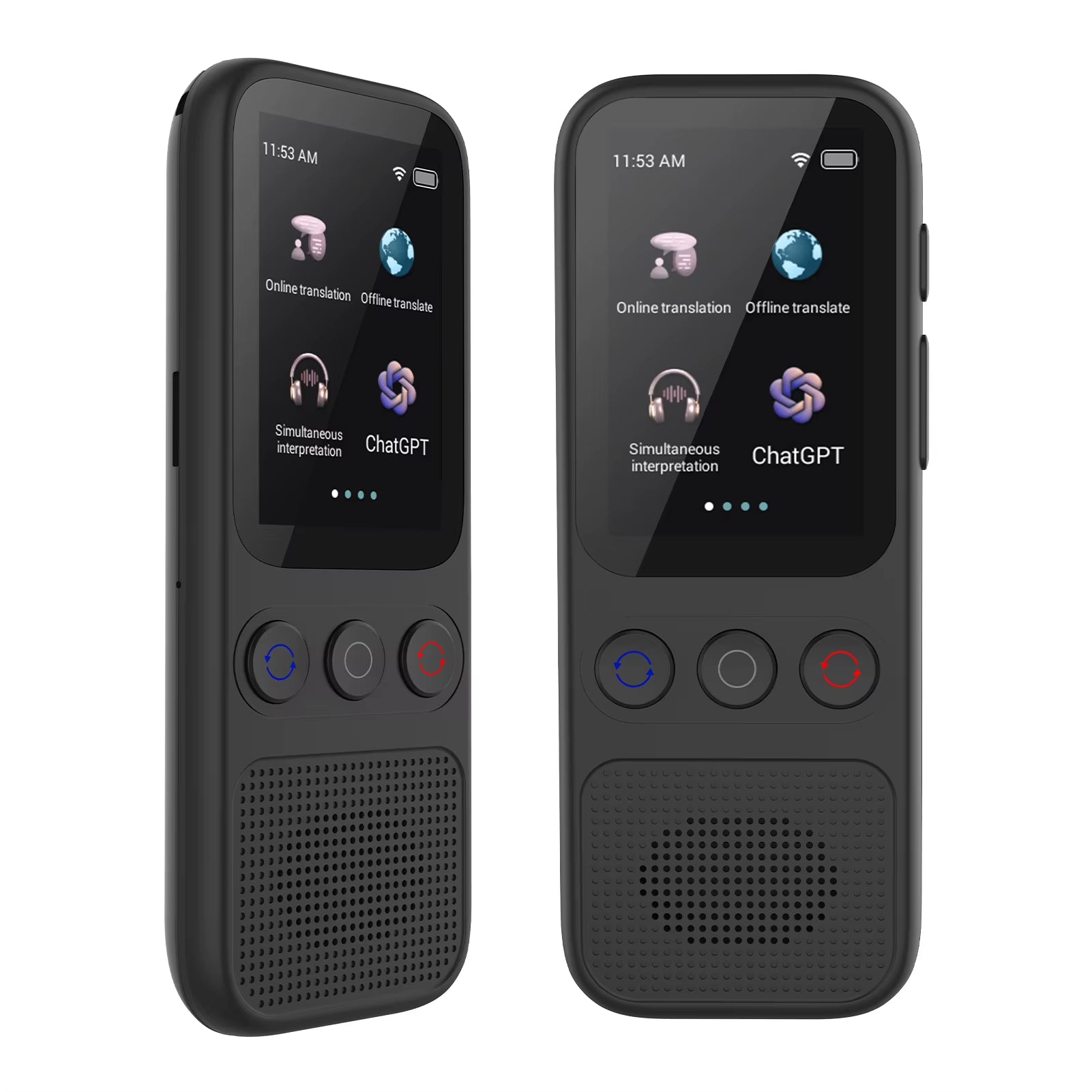 S80 Language AI Translator Device with 138 Languages Voice Translating 17 Offline Translation Simultaneous Interpretation