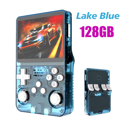 Open Source  Retro Handheld Video Game Console Linux System 3.5 Inch IPS Screen Portable Pocket Video Player 64GB 128G Games